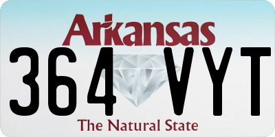 AR license plate 364VYT