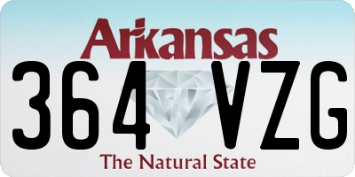 AR license plate 364VZG