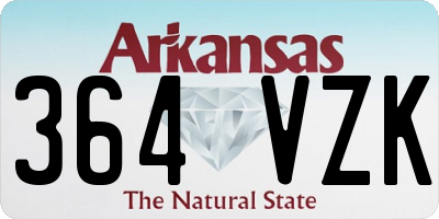 AR license plate 364VZK