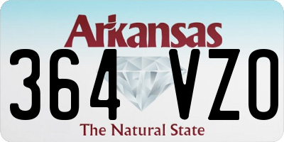 AR license plate 364VZO