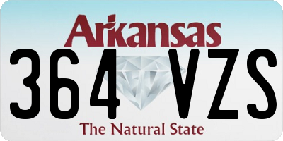 AR license plate 364VZS
