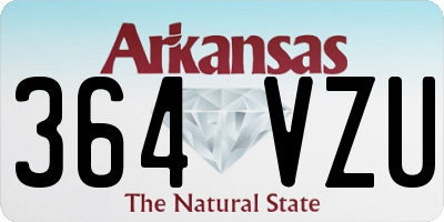 AR license plate 364VZU