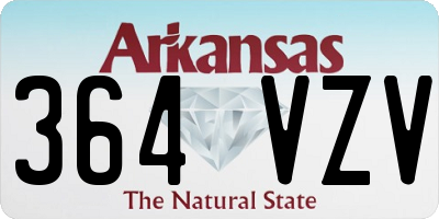 AR license plate 364VZV