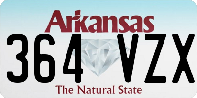 AR license plate 364VZX