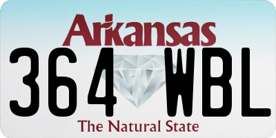 AR license plate 364WBL