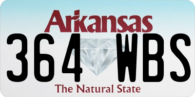 AR license plate 364WBS