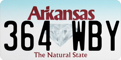 AR license plate 364WBY