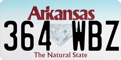 AR license plate 364WBZ