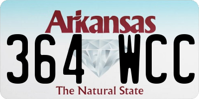 AR license plate 364WCC