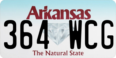 AR license plate 364WCG