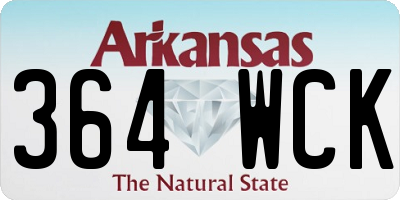 AR license plate 364WCK