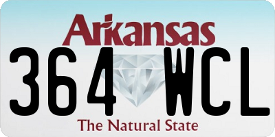 AR license plate 364WCL