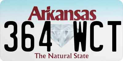 AR license plate 364WCT