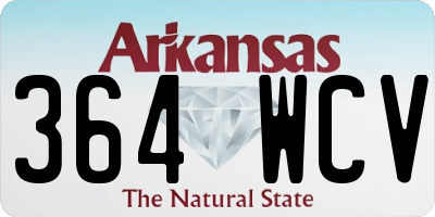 AR license plate 364WCV