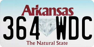 AR license plate 364WDC