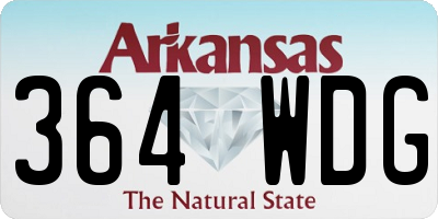 AR license plate 364WDG