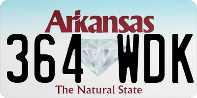 AR license plate 364WDK