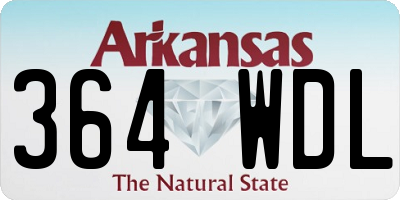 AR license plate 364WDL