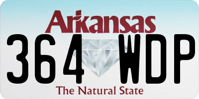 AR license plate 364WDP