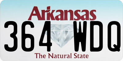 AR license plate 364WDQ