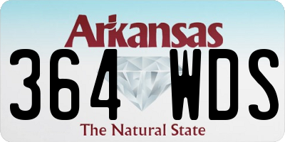 AR license plate 364WDS