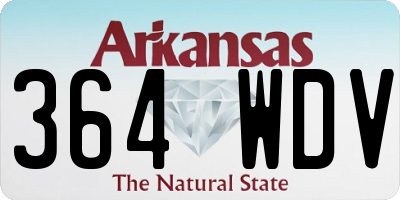 AR license plate 364WDV