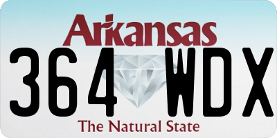 AR license plate 364WDX