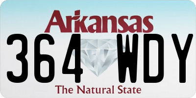 AR license plate 364WDY