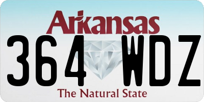 AR license plate 364WDZ