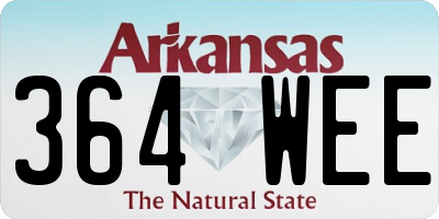 AR license plate 364WEE