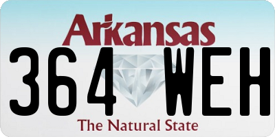AR license plate 364WEH