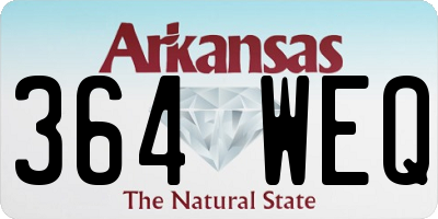 AR license plate 364WEQ