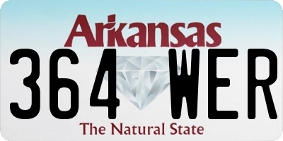 AR license plate 364WER