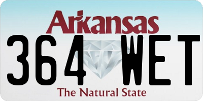 AR license plate 364WET