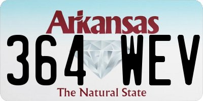 AR license plate 364WEV