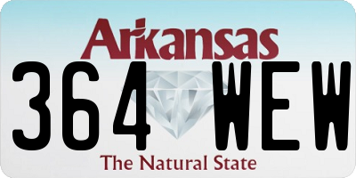 AR license plate 364WEW