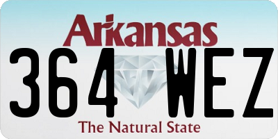 AR license plate 364WEZ