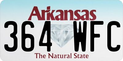 AR license plate 364WFC