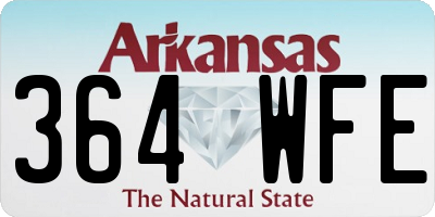 AR license plate 364WFE