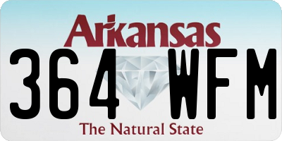 AR license plate 364WFM