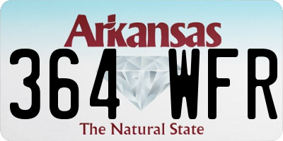 AR license plate 364WFR