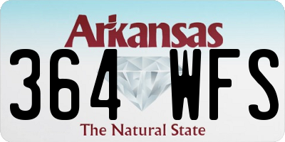 AR license plate 364WFS