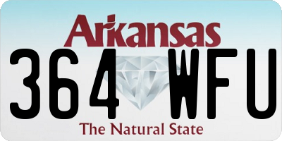 AR license plate 364WFU