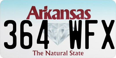 AR license plate 364WFX