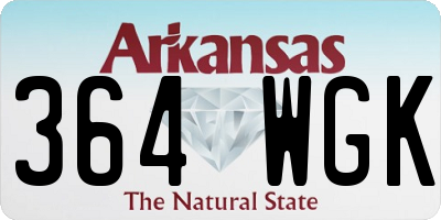 AR license plate 364WGK