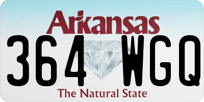 AR license plate 364WGQ
