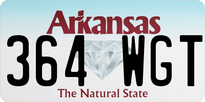 AR license plate 364WGT
