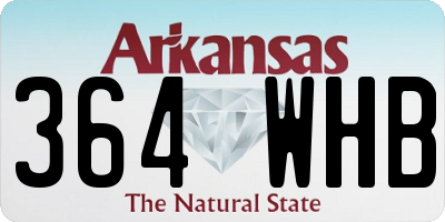 AR license plate 364WHB