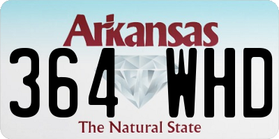 AR license plate 364WHD