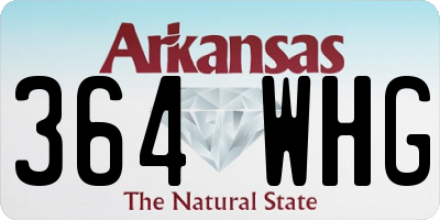 AR license plate 364WHG